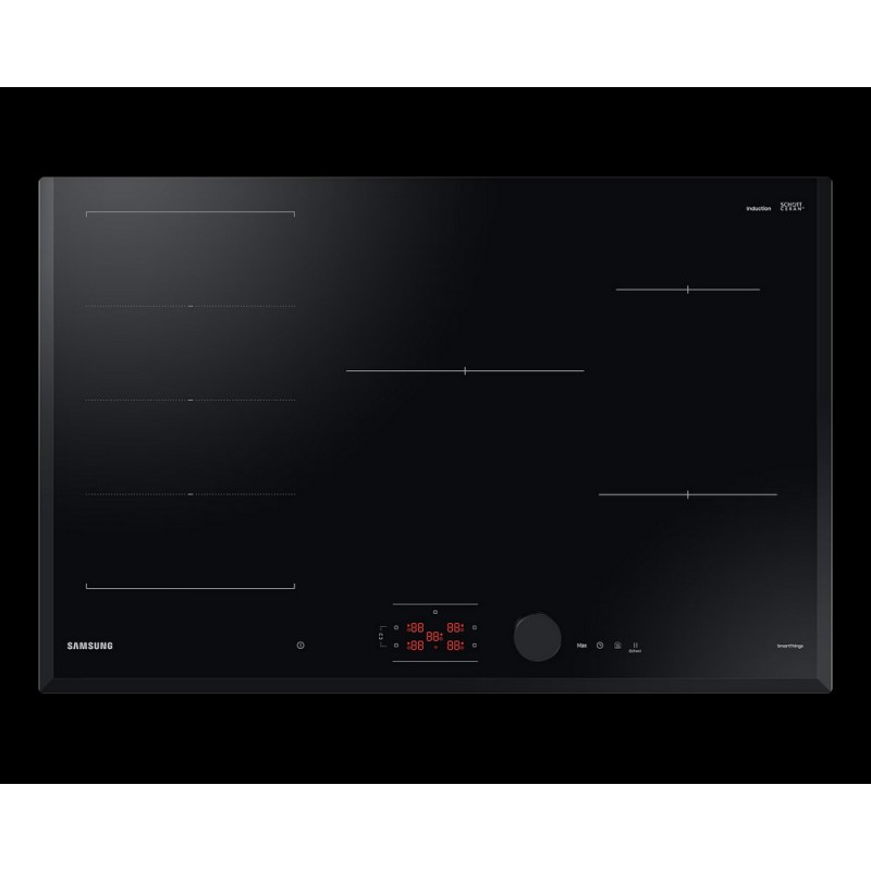NZ85C6058KK Samsung: Piano cottura a induzione NZ85C6058KK in vetroceramica nero da 80 cm