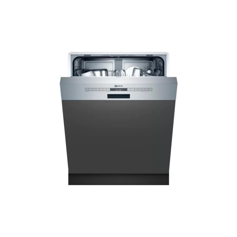 S145HTS15E Lave-vaisselle intégré partiel Neff S145HTS15E avec tableau de bord en acier inoxydable de 60 cm
