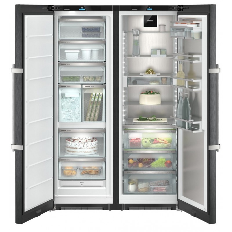 XRFbs 5295 Liebherr Free-standing side by side refrigerator XRFbs 5295 BlackSteel finish 120.4 cm