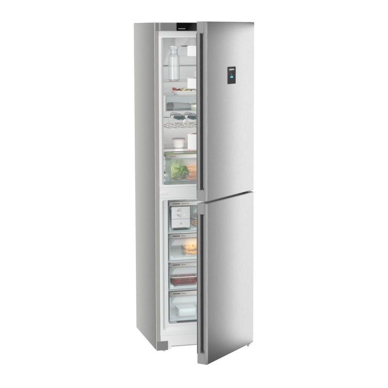 CNsfd 573i Liebherr CNsfd 573i réfrigérateur combiné pose libre 60 cm Finition Acier/finition argent