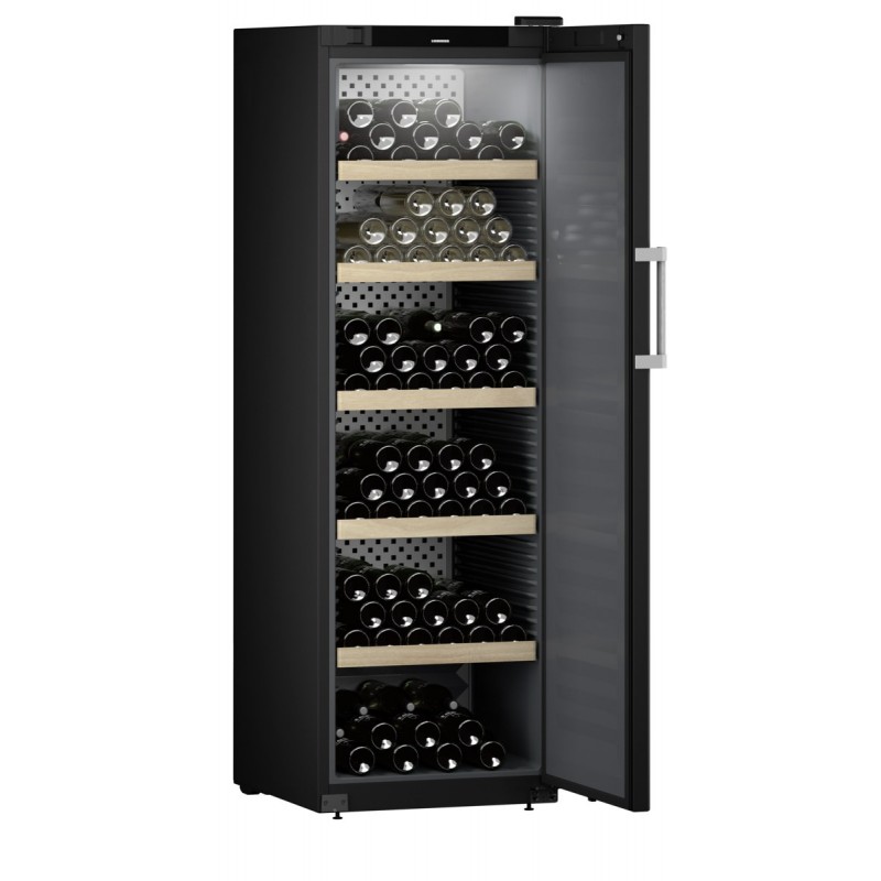 WSbli 5231 Liebherr Free-standing wine cellar WSbli 5231 with full black door and 60 cm black frame