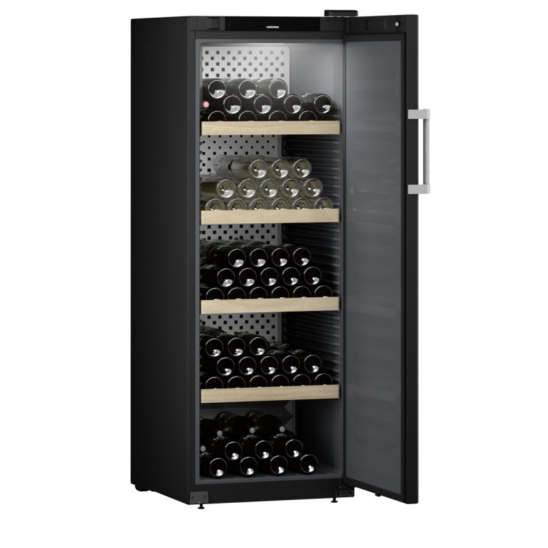 WSbli 5031 Liebherr Free-standing wine cellar WSbli 5031 with full black door and 60 cm black frame