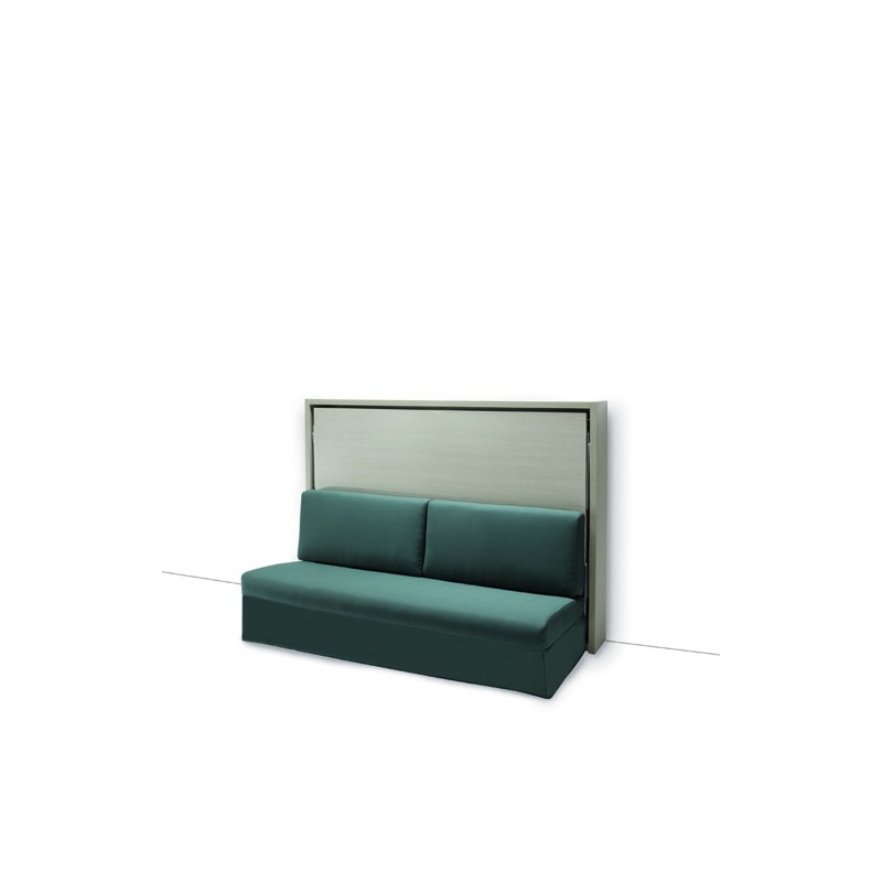 HOUDINI ORIZZONTALE L LONG SmartBeds Letto matrimoniale a scomparsa HOUDINI ORIZZONTALE L LONG ad apertura orizzontale con divano da 216.5 cm