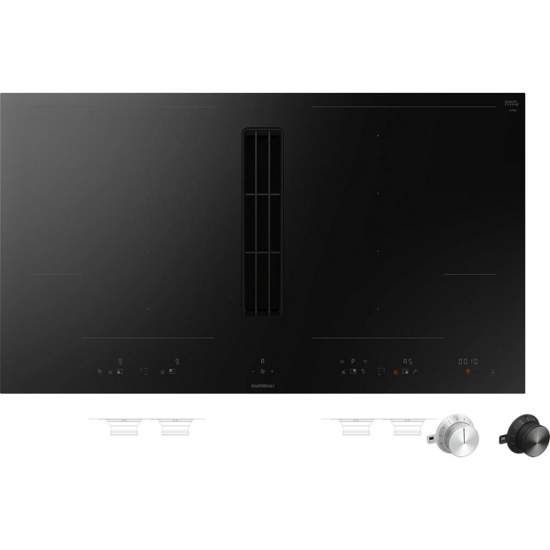 CV 492 105 Plaque à induction Gaggenau 90 cm avec hotte intégrée CV492105