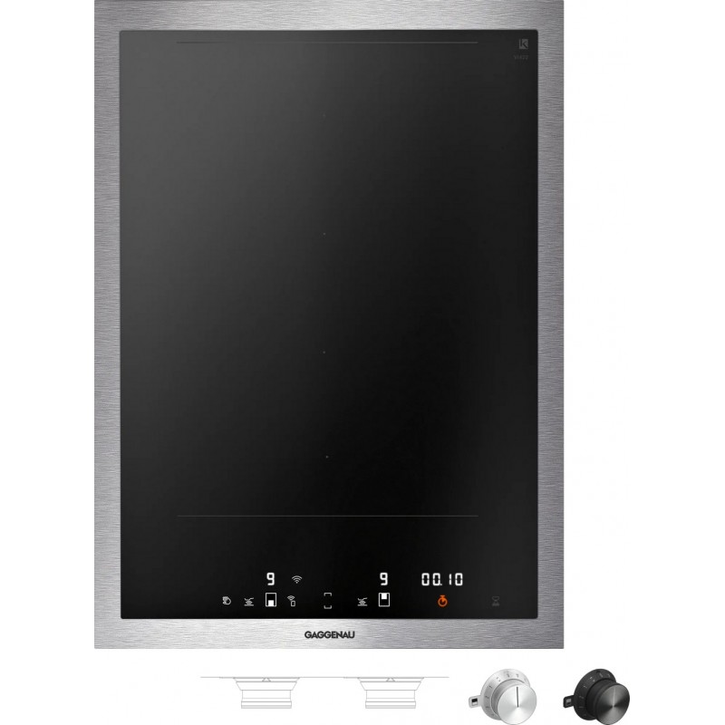 VI 422 115 Gaggenau Piano cottura a induzione VI422115 con cornice in acciaio inox da 38 cm