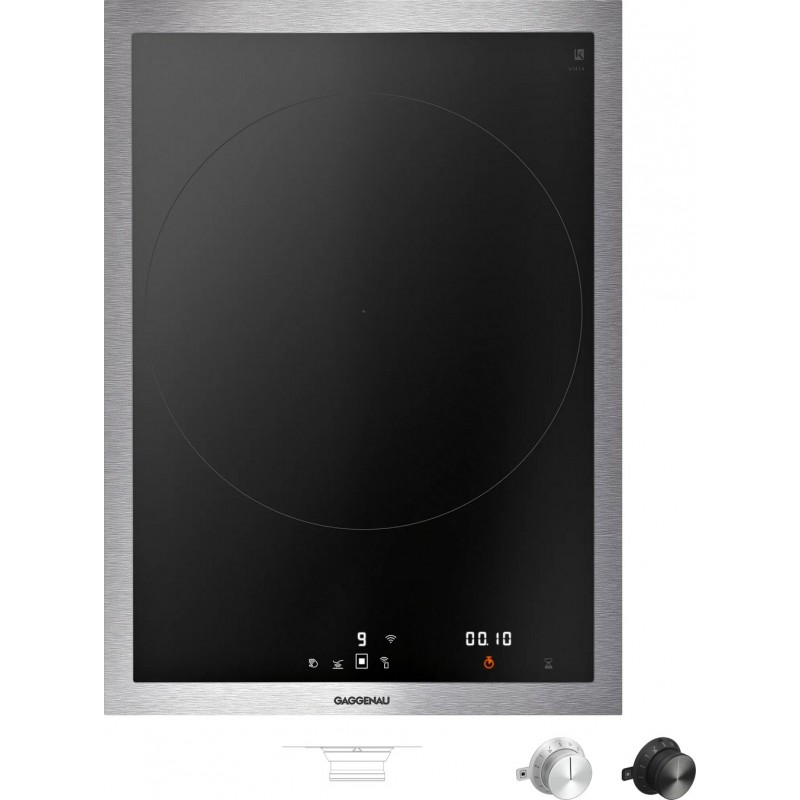 VI 414 115 Gaggenau Piano cottura wok a induzione VI414115 con cornice in acciaio inox da 38 cm
