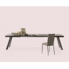 Connubia Tavolo Bond - Piano Rovere Tabacco - Struttura Faggio Tortora opaco