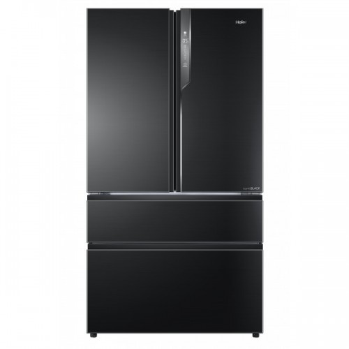 Instalación gratuita del refrigerador de puerta francesa Haier HB25FSNAAA FINITION DE NEGRO ACERO 101 CM