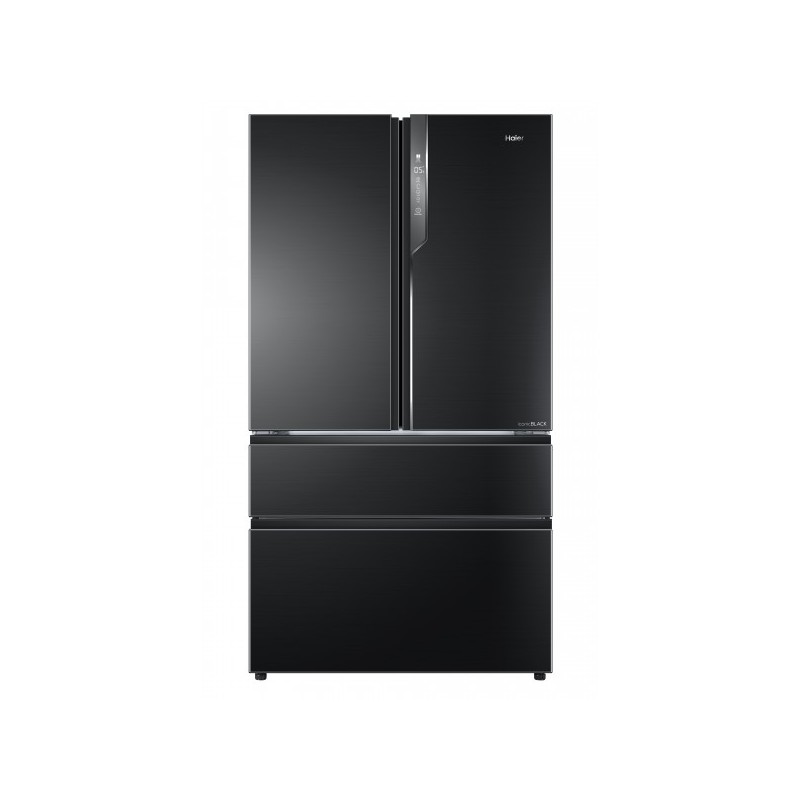  Haier Réfrigérateur côte à côte HB25FSNAAA finition noire 101 cm