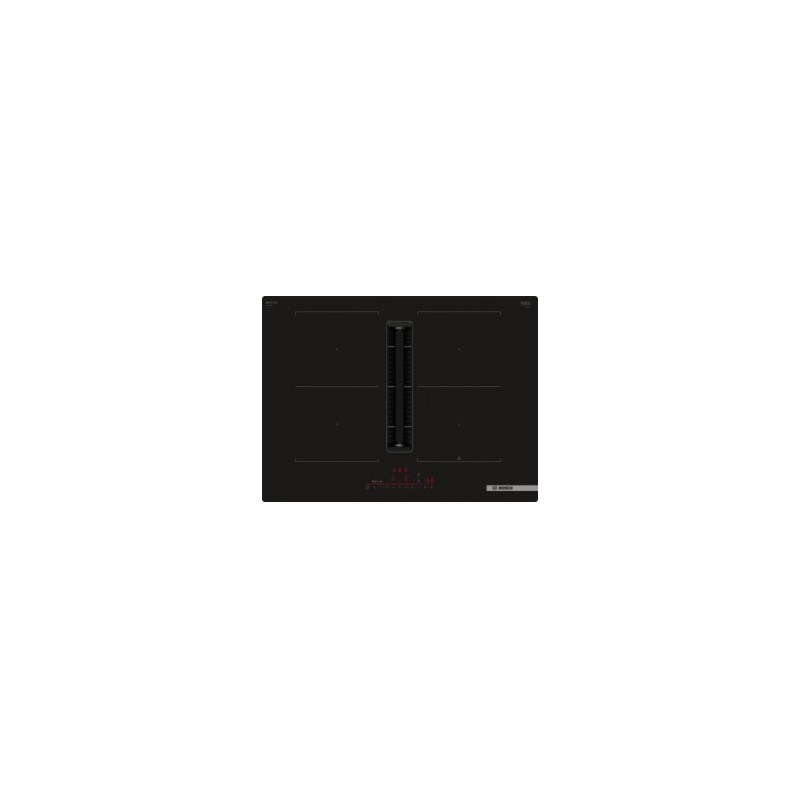 PVQ711H26E Bosch Induction hob with integrated hood PVQ711H26E 70 cm black finish - Series 6