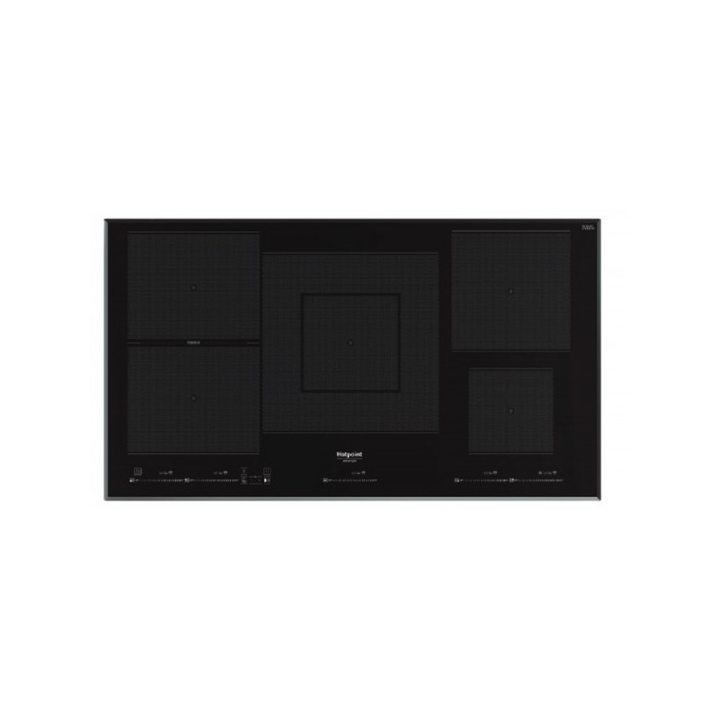 HT1090BA#A3 ENTREGA RáPIDA - Placa de inducción Hotpoint HT 1090 BA en vitrocerámica negra de 90 cm