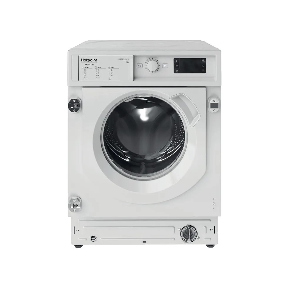 Hotpoint Lavatrice a carica frontale da incasso BI WMHG 81485 EU finitura bianco da 60 cm