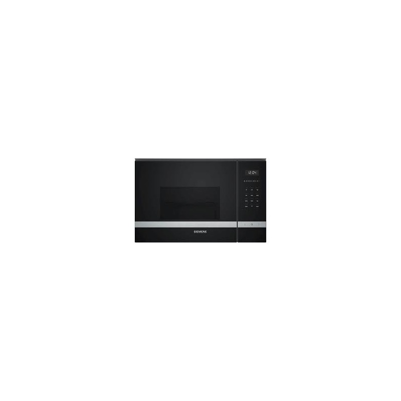 BE555LMS0 Siemens Built-in microwave oven with grill BE555LMS0 black finish and 60 cm stainless steel