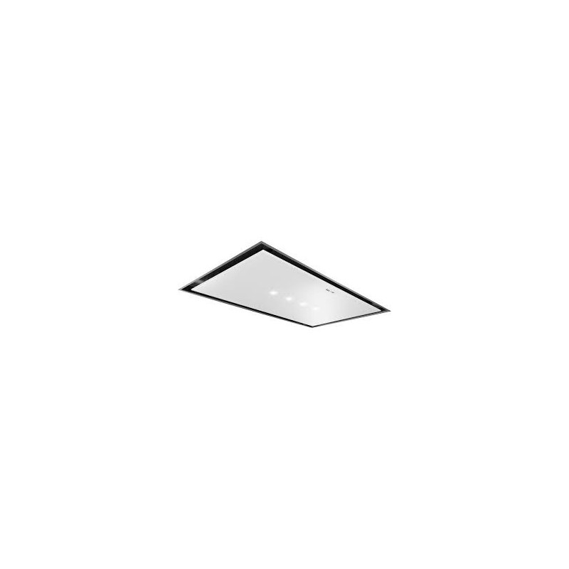 LR97CBS20 Siemens Cappa a soffitto LR97CBS20 finitura acciaio inox e vetro bianco da 90 cm