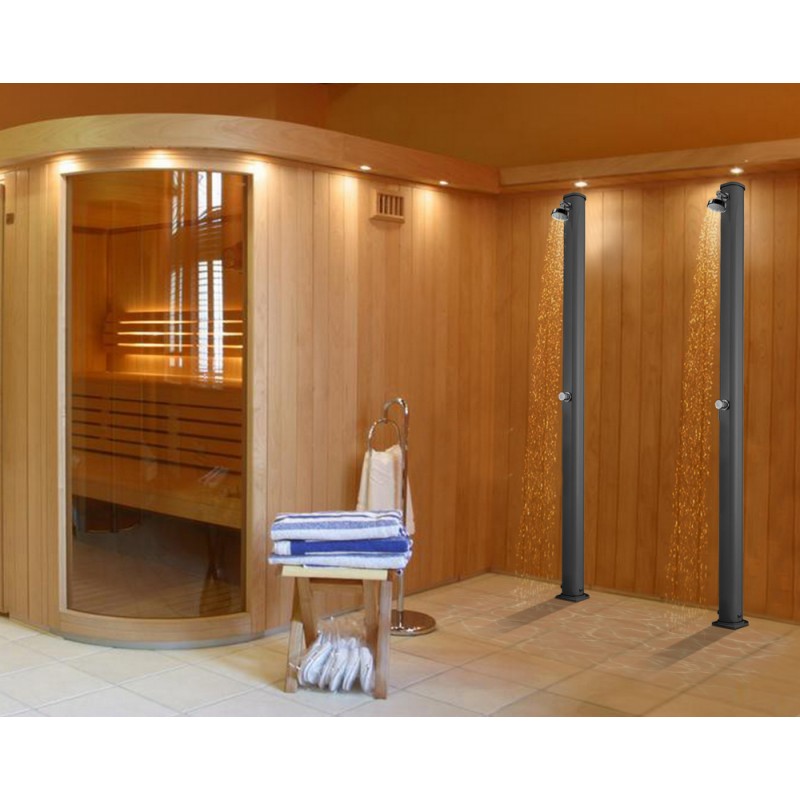 JOLLY S A625 Arkema Jolly S traditional shower in aluminum in different finishes from h. 228 cm