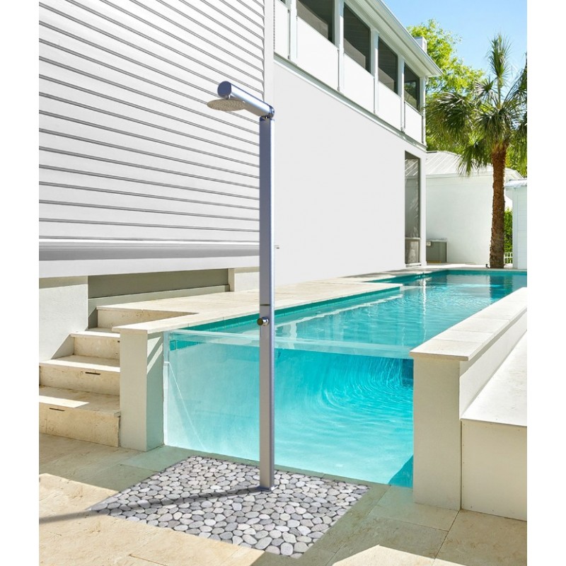 QUICK Q305_Q325_Q345 Douche traditionnelle Arkema Quick en aluminium dans différentes finitions de h. 210 cm