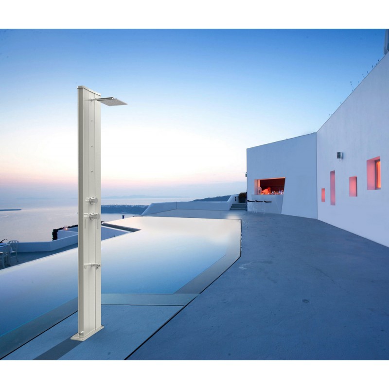 DADA S D440-TL_D450-T Douche solaire Arkema Dada S en aluminium dans différentes finitions de h. 228 cm