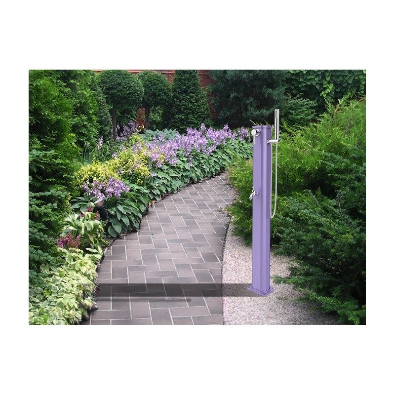 JOLLY GO JG140_JG180 Arkema Fontana solare Jolly Go in alluminio in diverse finiture da h. 115 cm