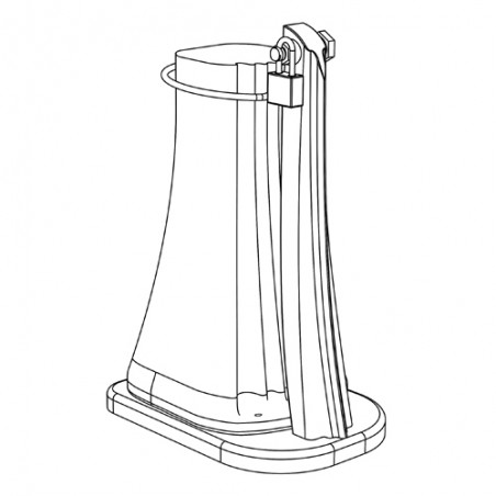 STAFFA ANTIVANDALICA D120