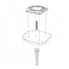 STAFFA ANTIVANDALICA D120
