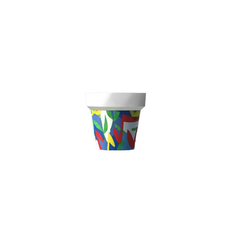 POT S ART DP1657/ART Arkema Vase Pot S Art in polyethylene multicolored finish