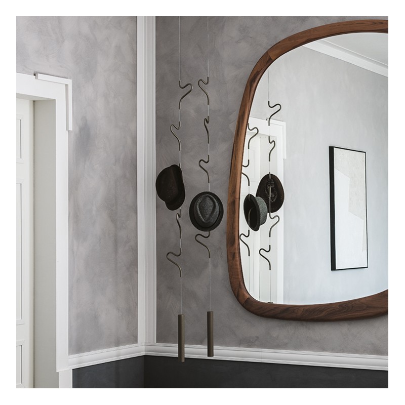 AIR Porte-manteau de plafond Cattelan Air en acier h. 250 cm