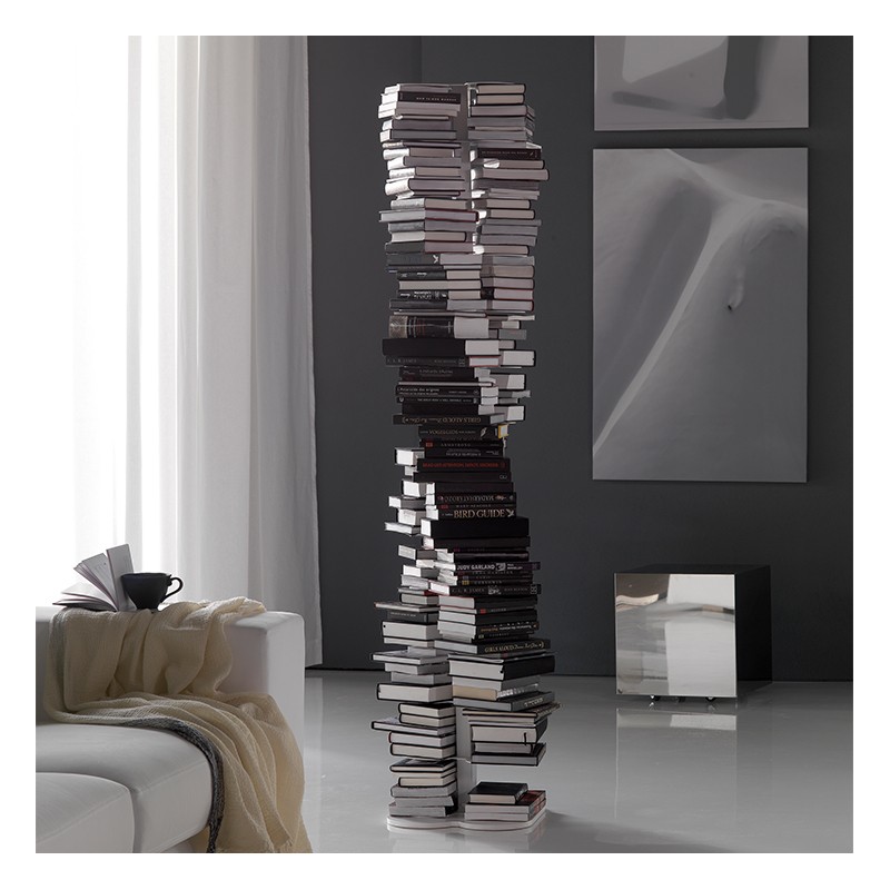 DNA Bibliothèque DNA Cattelan avec structure et étagères en acier h. 181 cm