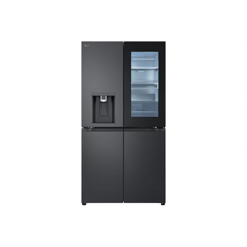  LG Free-standing side by side refrigerator GMG960EVJE 91 cm black finish