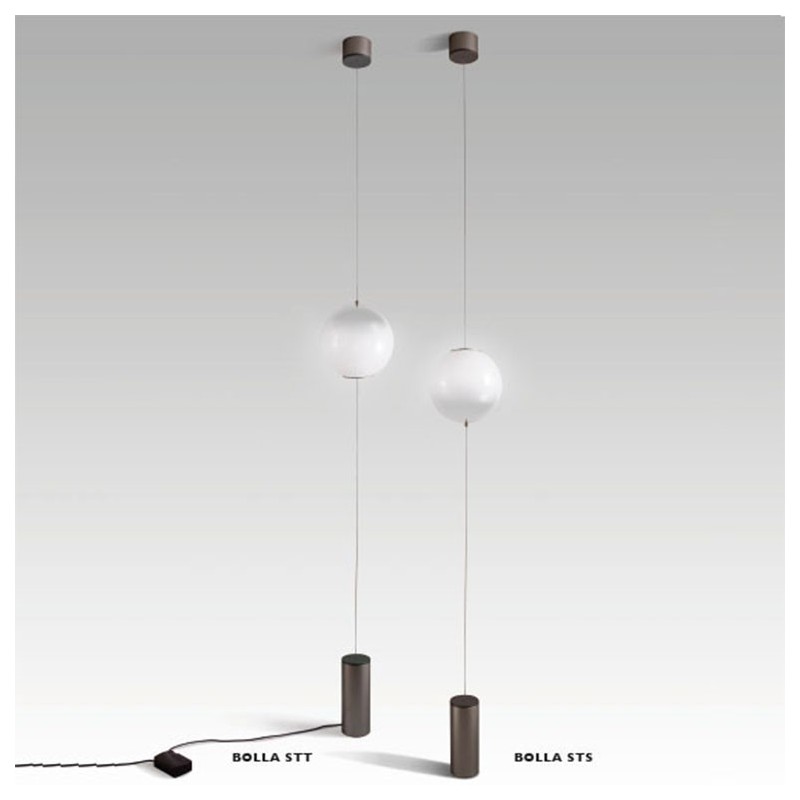 Bolla STS_STT Minitallux Bolla ST LED floor lamp in different finishes by Icone Luce