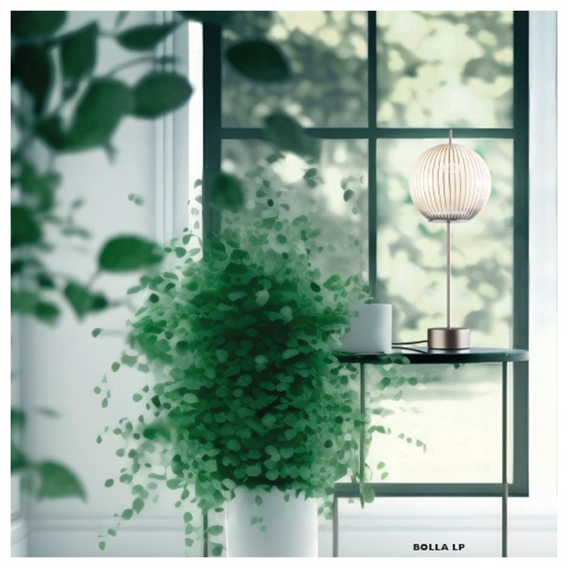 Bolla LP Lampe de table Minitallux Bolla LP LED en différentes finitions par Icone Luce