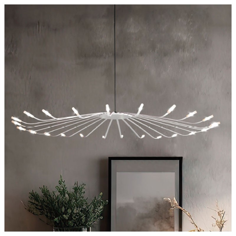 Raggio SIG_SIP Minitallux Raggio LED pendant lamp in different finishes by Icone Luce
