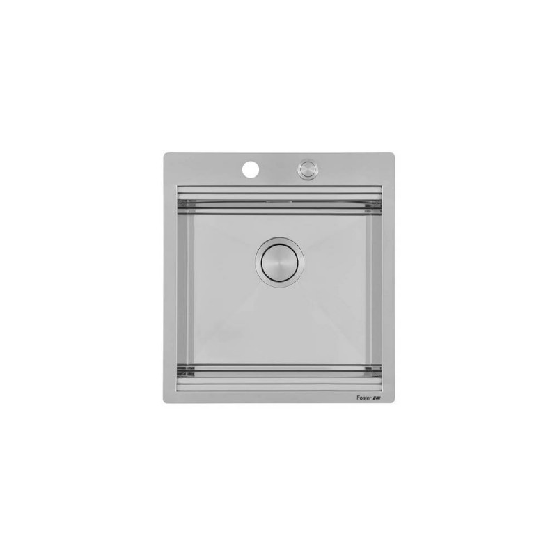 1031050 Foster Évier 1 bac 1031 050 finition inox 48,6x52 cm
