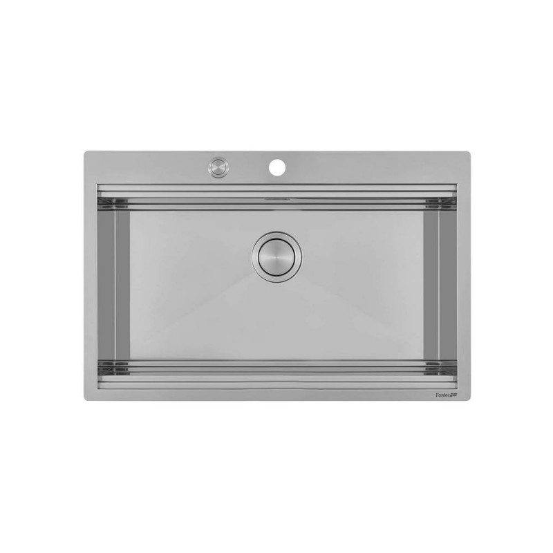 1034050 Foster Évier 1 bac 1034 050 finition inox 80,6x52 cm
