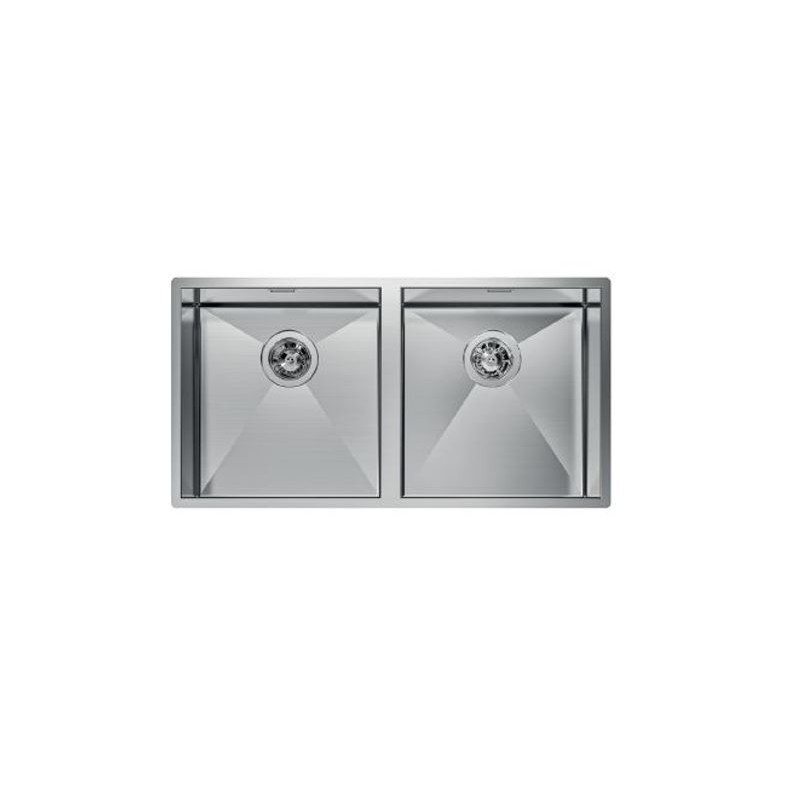 1221050 Foster Évier double cuve 1221 050 finition acier inoxydable 84x44 cm