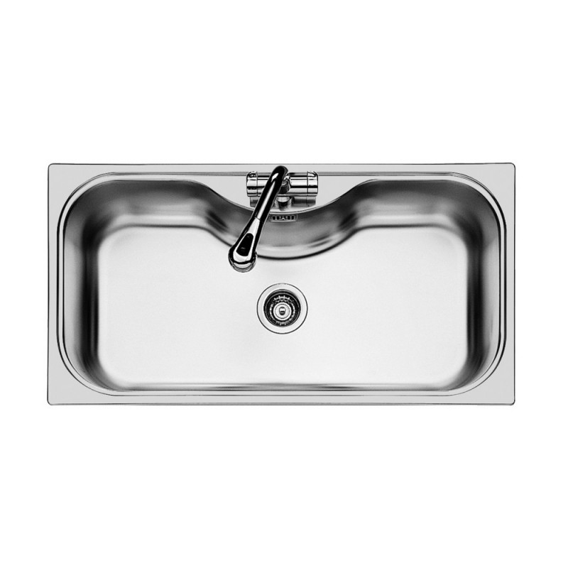 1555600 Foster Single bowl sink 1555 600 stainless steel finish 97x50 cm