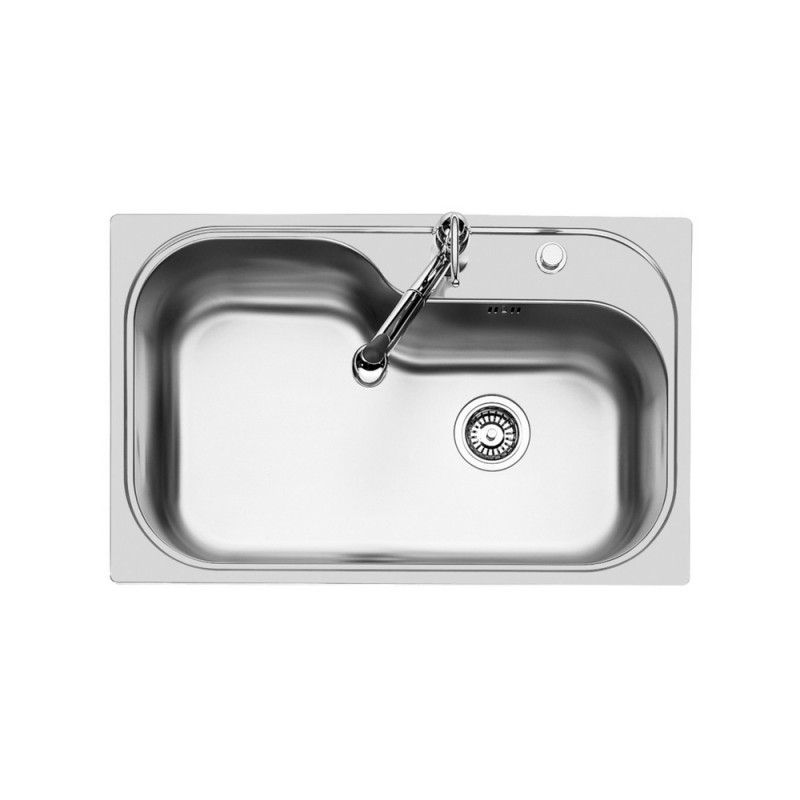 1579660 Foster Évier 1 bac 1579 660 finition inox 79x50 cm