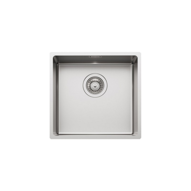 3136850 Foster Lavello una vasca 3136 850 finitura acciaio inox da 39.5x38 cm