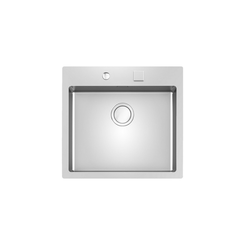 3365050 Foster Évier 1 bac 3363 050 finition inox 56x52 cm