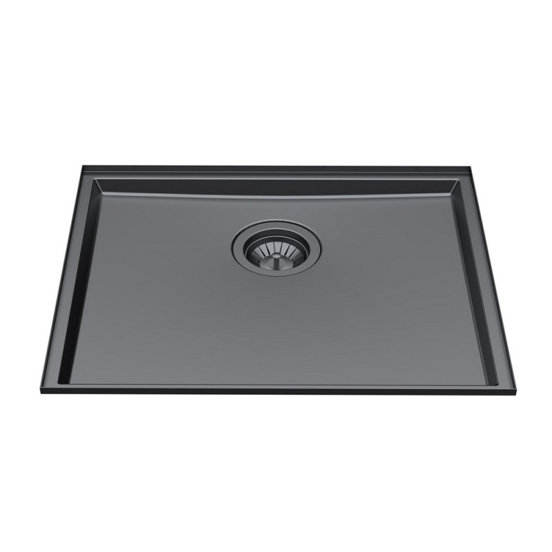 5555246 Foster Évier 1 bac 5555 246 finition acier pistolet PVD 54,6x44,6 cm