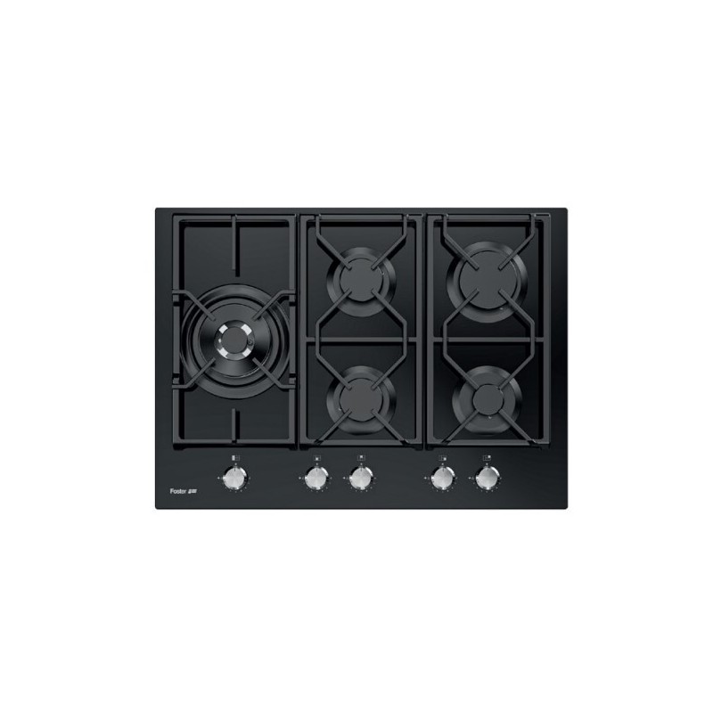 7043632 Foster 7043 632 table de cuisson à gaz 70 cm finition verre noir