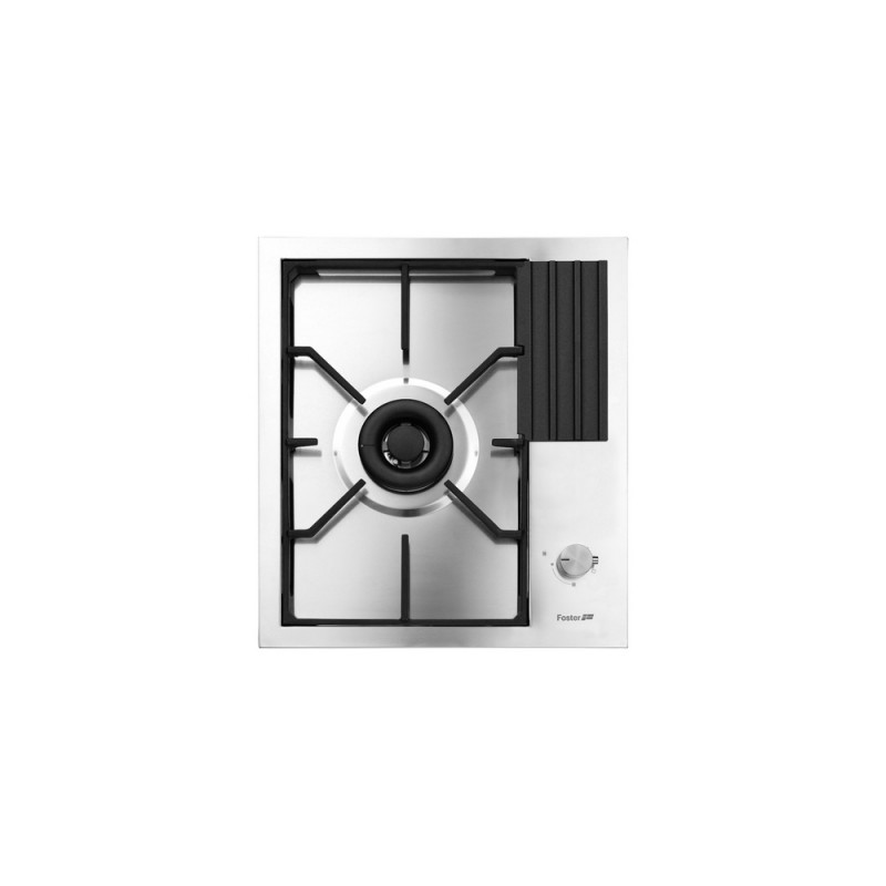 7278032 Plaque de cuisson à gaz Foster Domino 7278 032 finition inox 45 cm