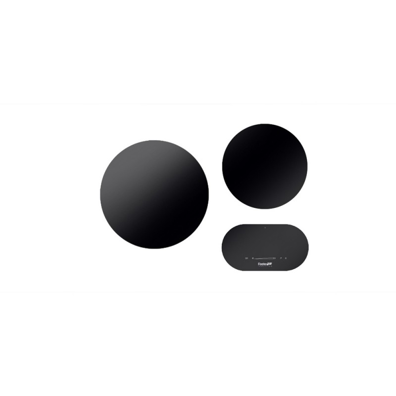 7366020 Foster Set piani cottura a induzione circolare modulare 7366 020 in vetroceramica nero