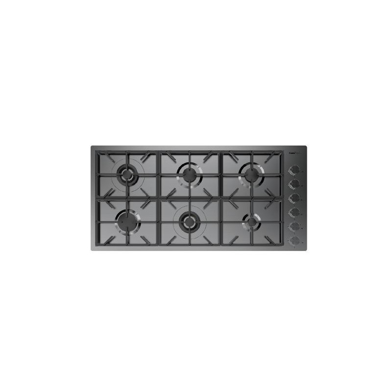 7639006 Table de cuisson à gaz Foster 115 cm 7639 006 finition acier PVD gun metal