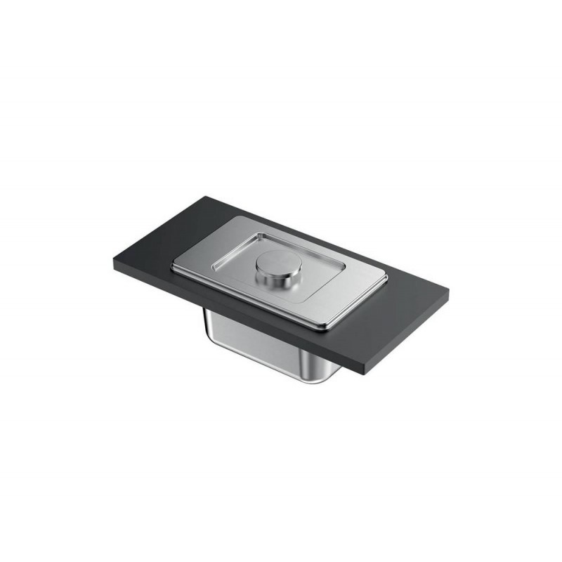 8100705 Foster Plateau avec couvercle 8100 705 finition inox 28x14 cm