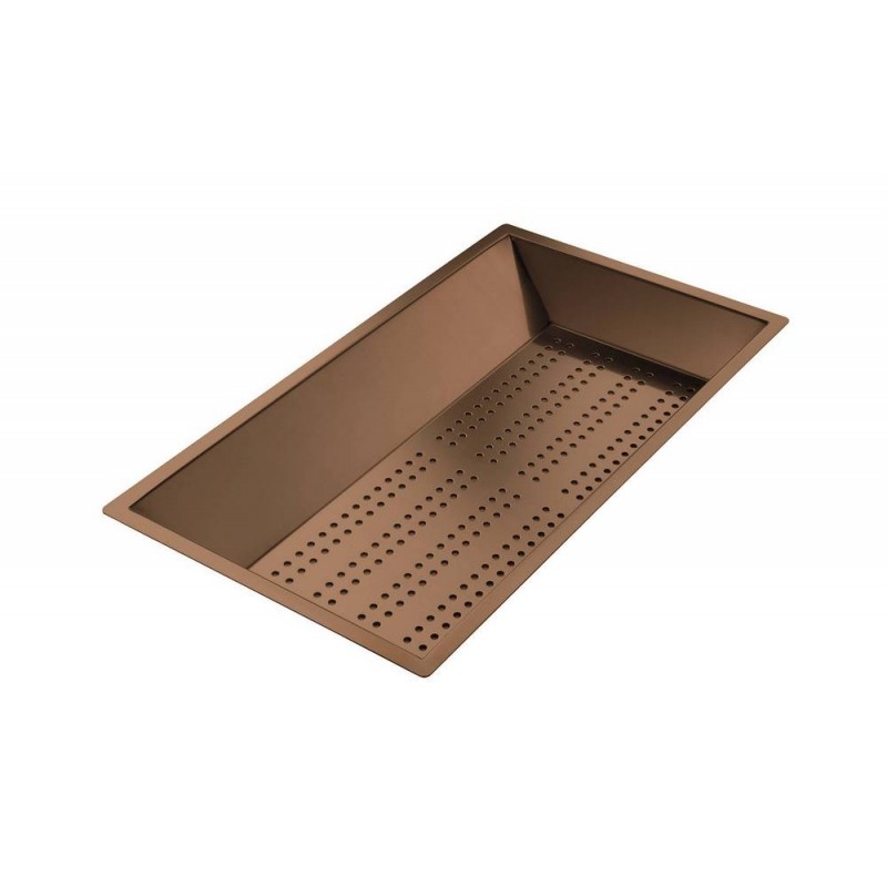 8151008 Foster Perforated tray 8151 008 PVD copper steel finish 38x21.5 cm