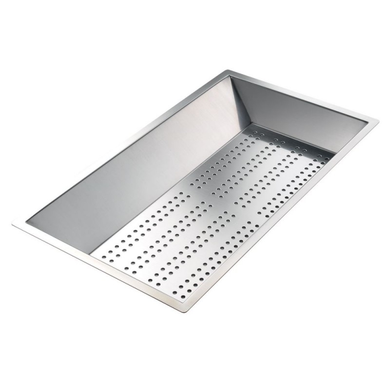 8156000 PRONTA CONSEGNA - Foster Vaschetta forata 8156 000 finitura acciaio inox da 21.5x40 cm