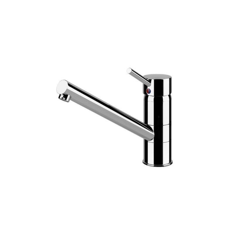 8481000 Foster Single-lever mixer with swivel spout 8481 000 chromed brass finish