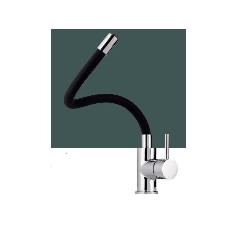 8525000 Foster Single-lever mixer with swivel and articulated spout 8525 000 chromed brass finish