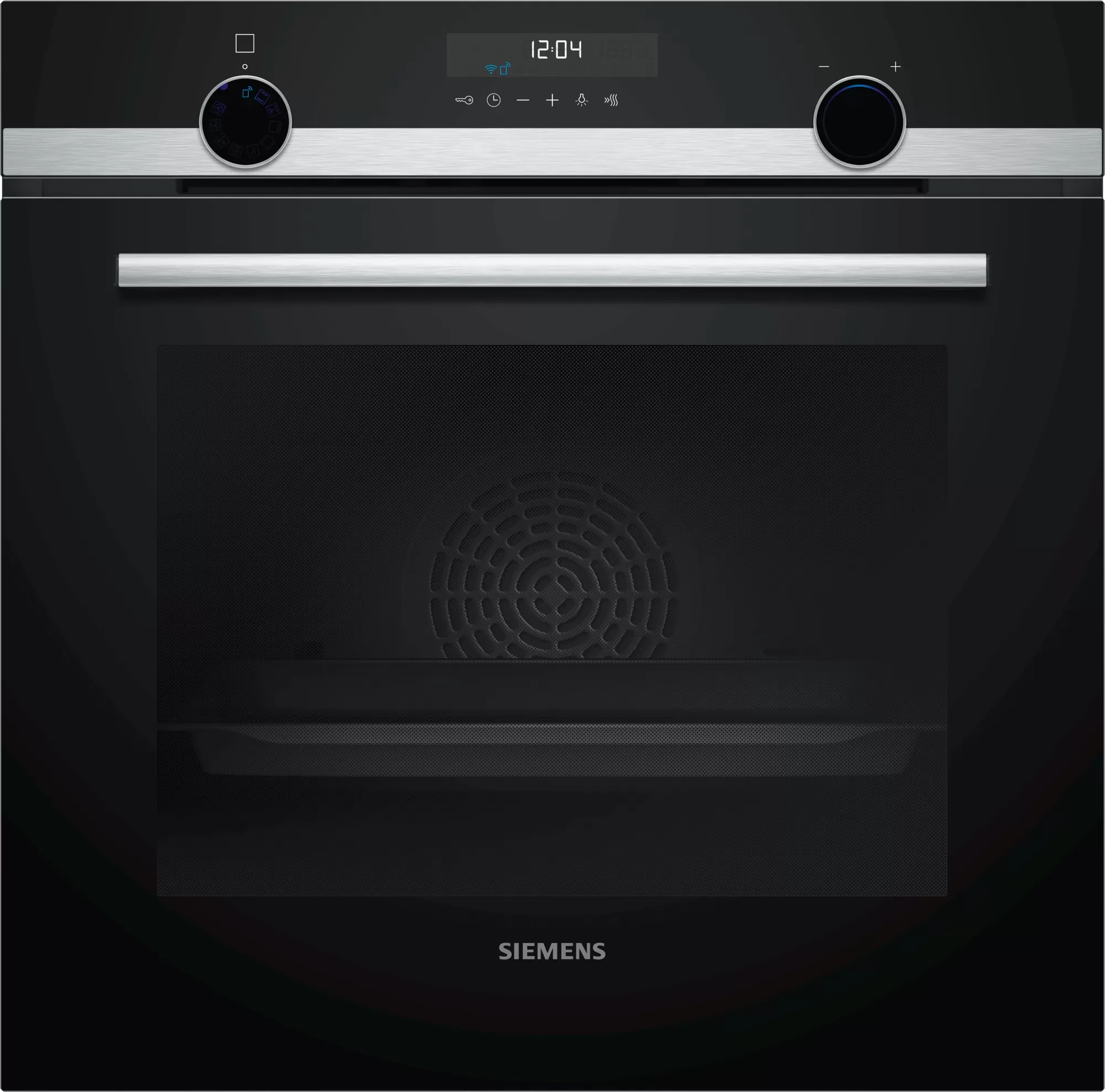 Siemens Forno multifunzione pirolitico da incasso HB578A0S6 finitura nero e acciaio inox da 60 cm