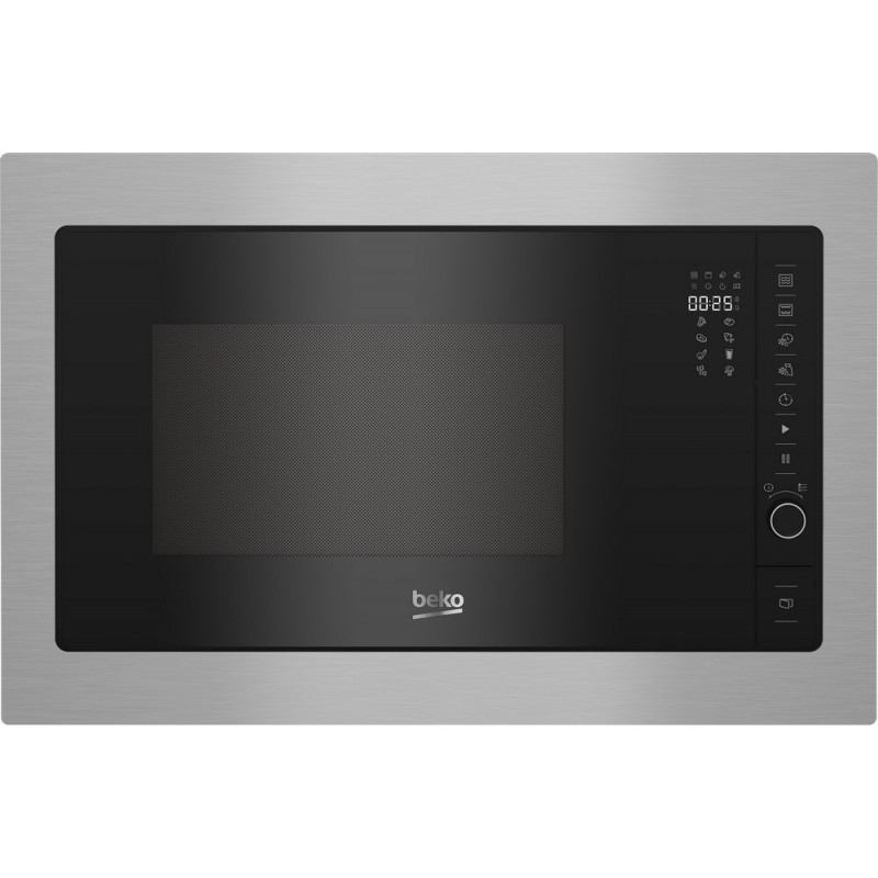 BMGB25332BG Beko Horno microondas empotrable con grill BMGB 25332 BG 60 cm acabado acero inoxidable